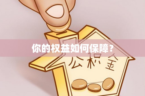 玉门你的权益如何保障？