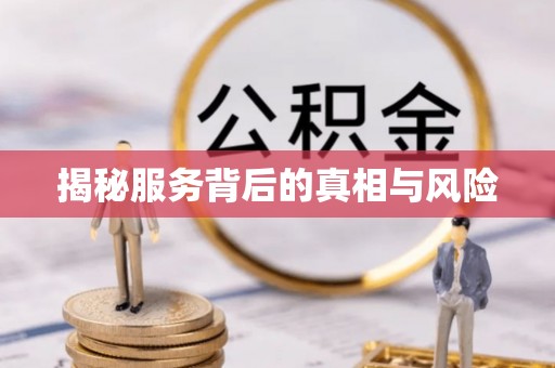 玉门揭秘服务背后的真相与风险