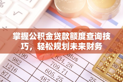 玉门掌握公积金贷款额度查询技巧，轻松规划未来财务