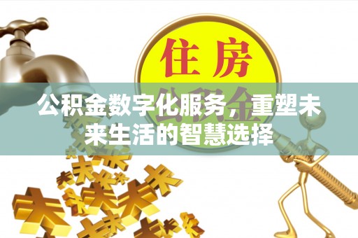 玉门公积金数字化服务，重塑未来生活的智慧选择
